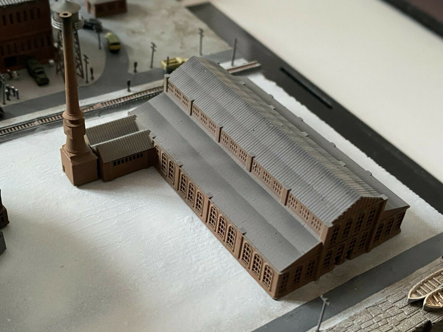 1:700 Factory building, old factory, 1:700 Fabrik